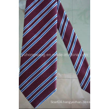 Men′s Polyester Woven Jacquard Stripe Necktie